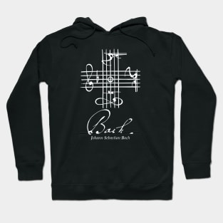 Bach Musical Signature Notation, Music, Classical Hoodie